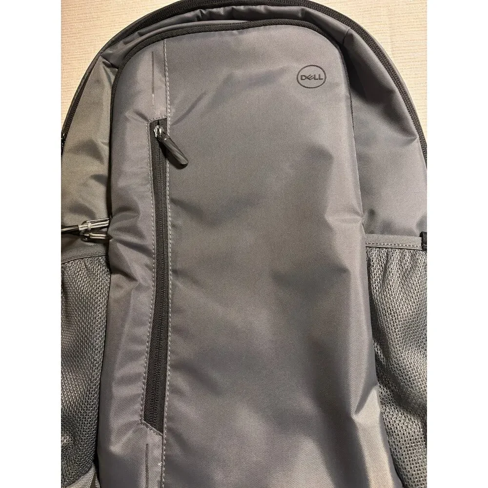 New Gray Silver Dell Laptop Bag Bookbag Backpack Internal Compartments Pockets!